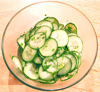 Recipe: Simple Cucumber Salad